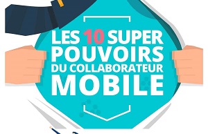 Infographie - Les 10 super pouvoirs du collaborateur mobile-