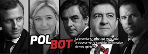 PolBot aborde les questions politiques sur un ton léger. ©Conversationnel