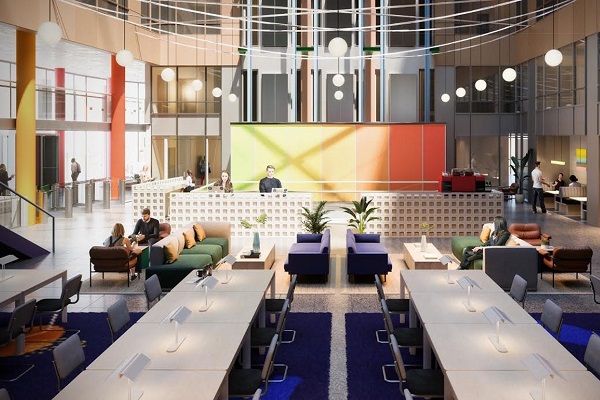 Ici, les locaux de WeWork, au 198, avenue de France (75013)