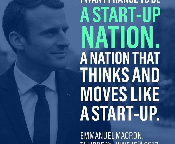 Emmanuel macron start up