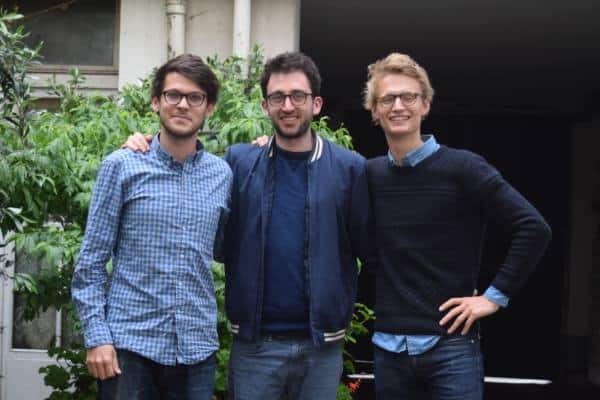 Quentin Brackers, Baptiste Maurel et Guillaume Motte, cofondateurs d'HostnFly.