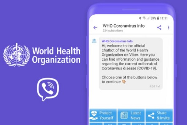#COVID19 - L'OMS et Rakuten Viber luttent contre la désinformation grâce à un chatbot