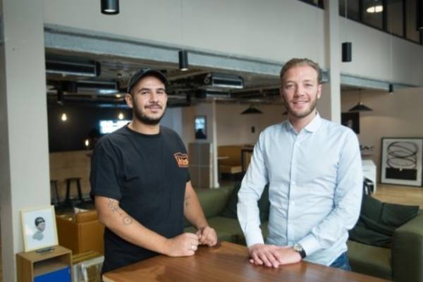 Tarek Ouaguini et Nicolas Trabuc, co-fondateurs d'Happydemics.