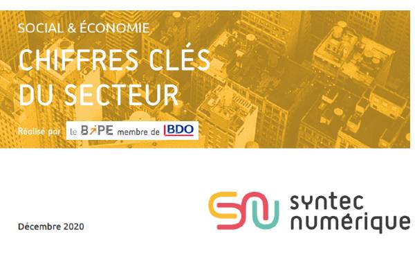 Le nouveau bilan du Syntec Numérique sur les chiffres clés du secteur et ses perspectives de croissance pour 2021.