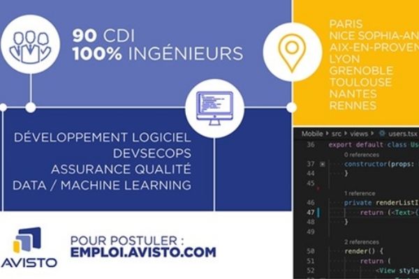 Avisto recrute ingenieurs