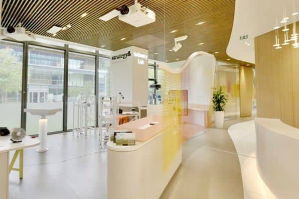 Le Tech Lab à Neuilly-sur-Seine, au sein du Crystal Park, bâtiment dans lequel est situé le siège social de PwC France et Maghreb (DR).